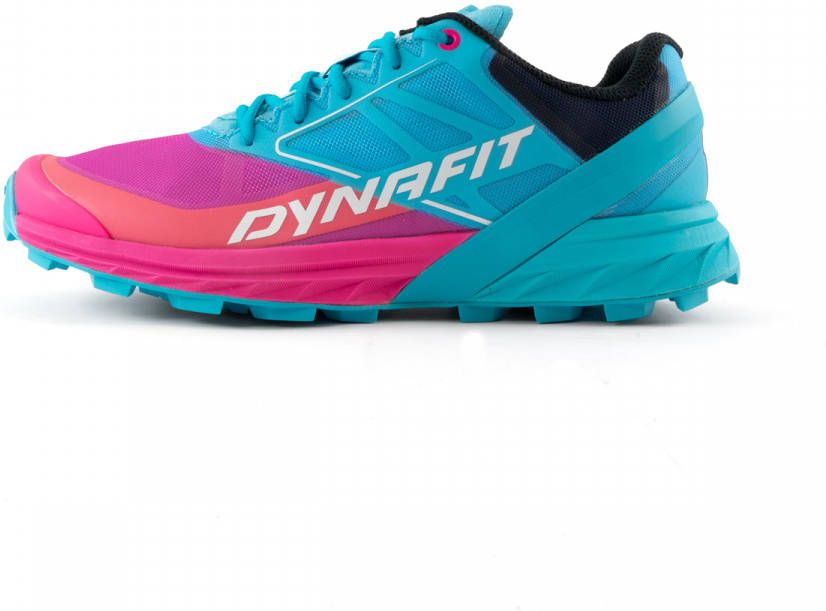 Dynafit Alpine Trail Running Schoenen Dames Turquoise Pink Glo - Foto 3