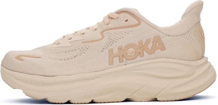 HOKA Lage Sneakers Dames Clifton 10 Maat: 40 2 3 Materiaal: Textiel Kleur: Beige