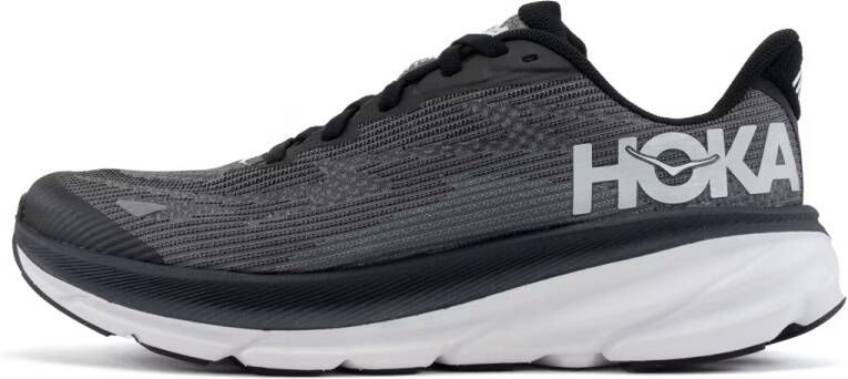 HOKA Clifton 9 Unisex Schoenen Zwart Maat: 36 2 3 Mesh Synthetisch Foot Locker