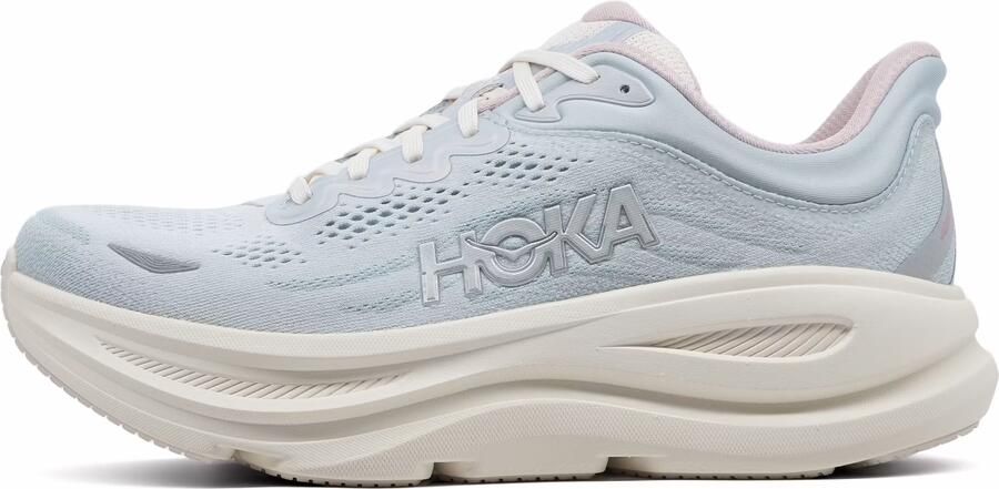 HOKA Bondi 9 Sneakers Dames Wit Mesh Synthetisch