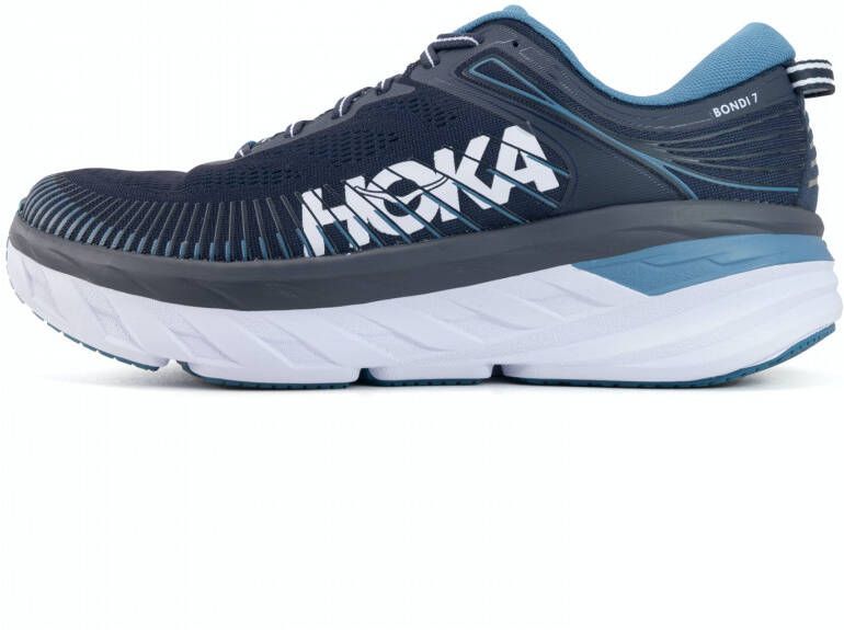 Hoka One Bondi 7 Hardloopschoen Donkerblauw Lichtblauw - Foto 3