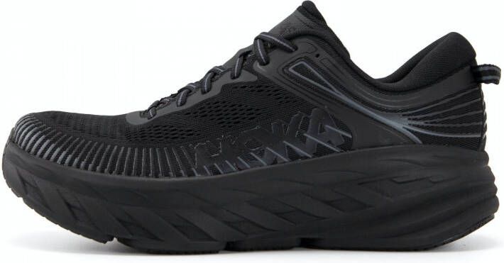 Hoka One Zwarte outdoor sneakers heren Bondi 7 Black Heren - Foto 3