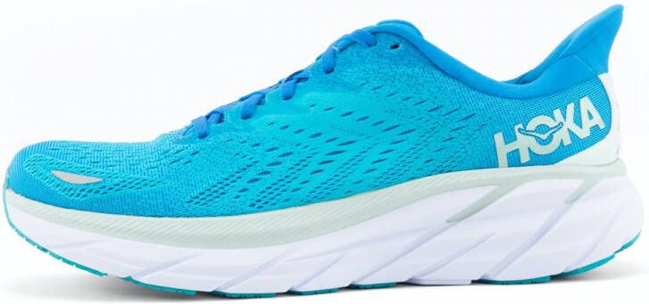 Hoka One Clifton 8 Blauw Heren Hardloopschoenen - Foto 4