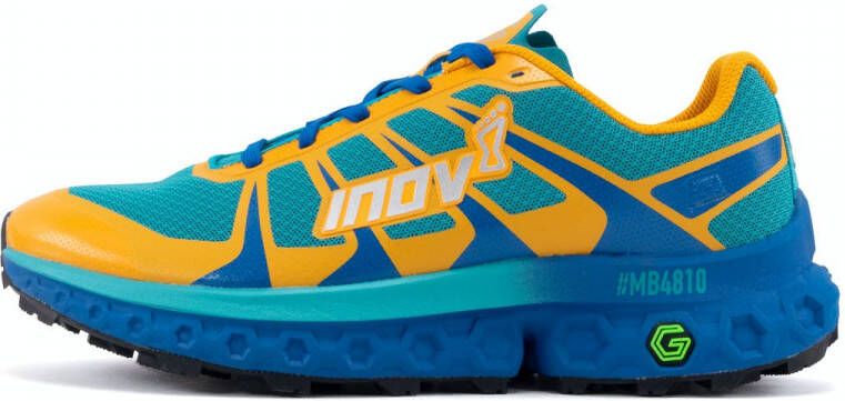 Inov-8 TrailFly Ultra G 300 Max Heren Teal Nectar Blue Trailrunschoenen