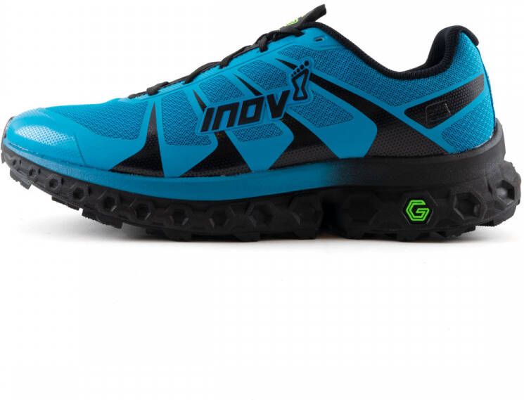 Inov-8 Trailfly Ultra G 300 Max Heren Sportschoenen Hardlopen Trail blauw zwart - Foto 4