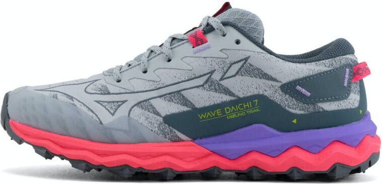 Mizuno Wave Daichi 7 J1GK227142 Vrouwen Grijs Hardloopschoenen - Foto 3
