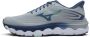 Mizuno Grijze Sneakers Veters Logo Print - Thumbnail 2
