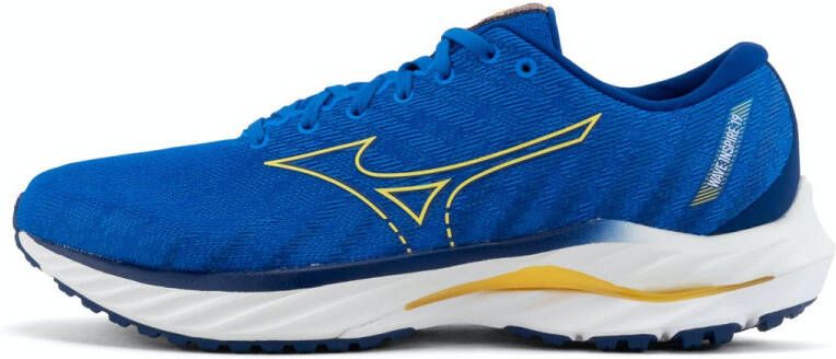 Mizuno Wave Inspire 19 J1GC234406 Mannen Blauw Hardloopschoenen - Foto 4