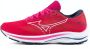 Mizuno Wave Rider 25 Dames Sportschoenen Hardlopen Weg roze wit - Thumbnail 3