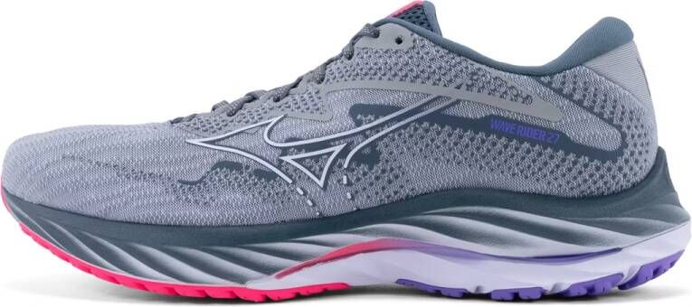 Mizuno Women's Wave Rider 27 Hardloopschoenen grijs - Foto 4
