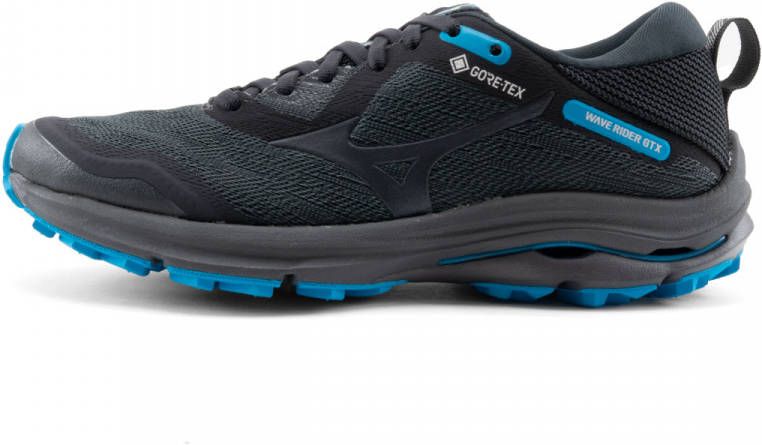 Mizuno Wave Rider 25 GTX Dames Sportschoenen zwart blauw - Foto 3