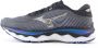 Mizuno Wave Sky 5 zwart hardloopschoenen dames (J1GD210204) - Thumbnail 3