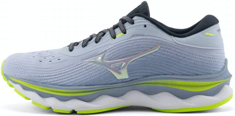 Mizuno Wave Sky 5 Dames Sportschoenen Hardlopen Weg paars groen - Foto 6