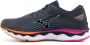 Mizuno Wave Sky 6 J1GD220271 Vrouwen Grijs Hardloopschoenen - Thumbnail 3