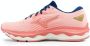 Mizuno Wave Sky 6 Hardloopschoenen Peach Bud Vaporous Gray Estate Blue Dames - Thumbnail 35