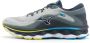 Mizuno Wave Sky 7 J1G Mannen Grijs Hardloopschoenen - Thumbnail 3
