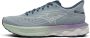 Mizuno Wave Skyrise 6 Hardloopschoenen Blauw 1 2 Vrouw - Thumbnail 2