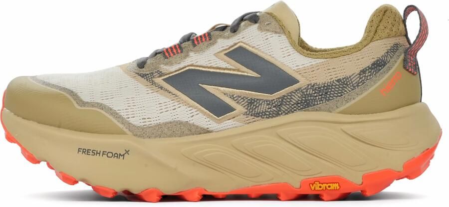 New Balance Fresh Foam X Hierro V9 Sneakers Heren Beige Leer