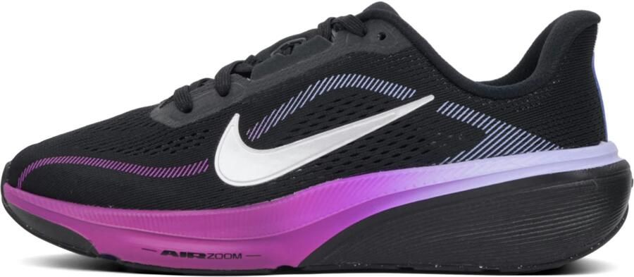 Nike Pegasus Kindersneakers Zwart Mesh Synthetisch