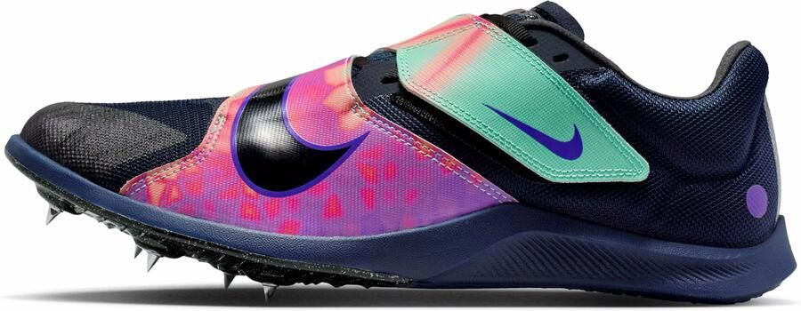Nike Zoom Rival Jump Glam atletiekspikes voor springdisciplines Blauw