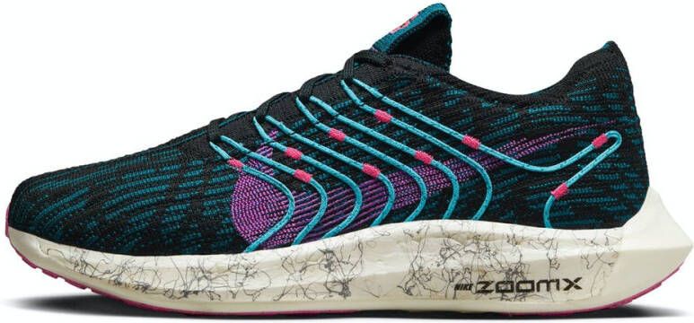 Nike Pegasus Turbo Next Nature SE hardloopschoenen voor dames (straat) Zwart - Foto 2