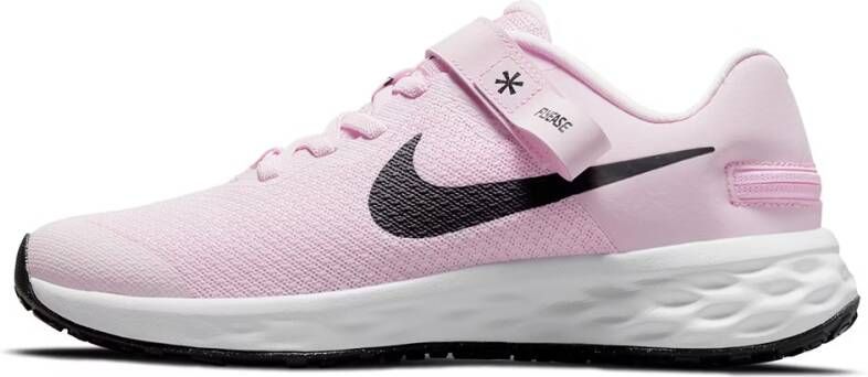Nike Revolution 6 FlyEase Eenvoudig aan en uit te trekken hardloopschoenen voor kids (straat) Roze - Foto 4