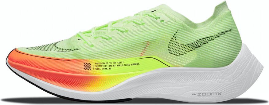 Nike ZoomX Vaporfly Next% 2 Wedstrijdschoenen voor heren(straat) Geel - Foto 2