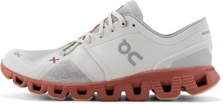 On Women's Cloud X 3 Hardloopschoenen beige