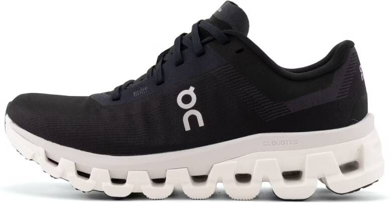 On Women's Cloudflow 4 Hardloopschoenen zwart grijs