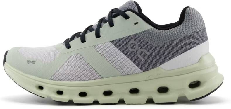 ON Running ON Cloudrunner Heren Sportschoenen Hardlopen Weg grijs groen - Foto 4
