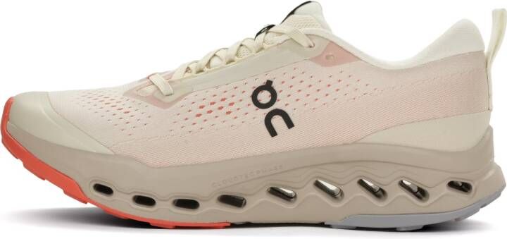 On Women's Cloudsurfer Trail 2 Trailrunningschoenen beige