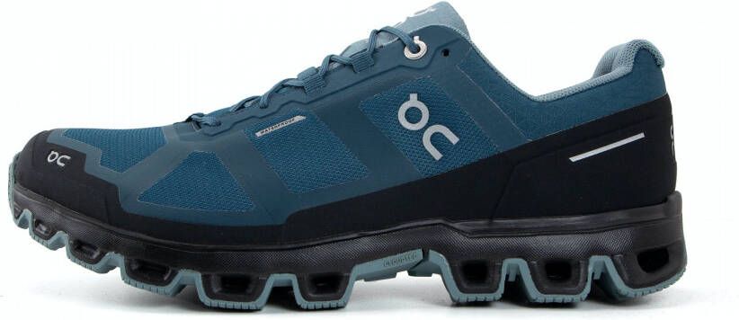 ON Running Cloudventure Waterproof Trail Schoen Middenblauw Middengrijs -  Schoenen.nl