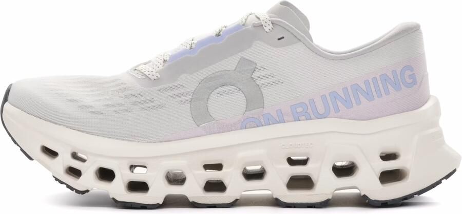 On Women's Cloudm ster 3 Wide Hardloopschoenen frost ivory