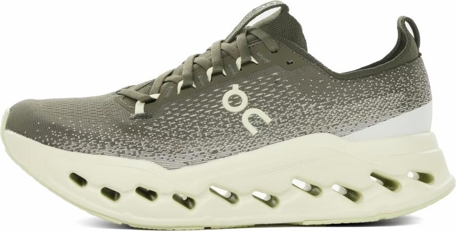 On Cloudsurfer Max Hardloopschoenen olijfgroen