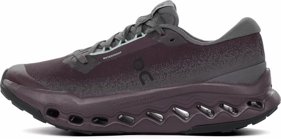 On Women's Cloudsurfer Trail 2 WP Trailrunningschoenen urchin pebble - Foto 2