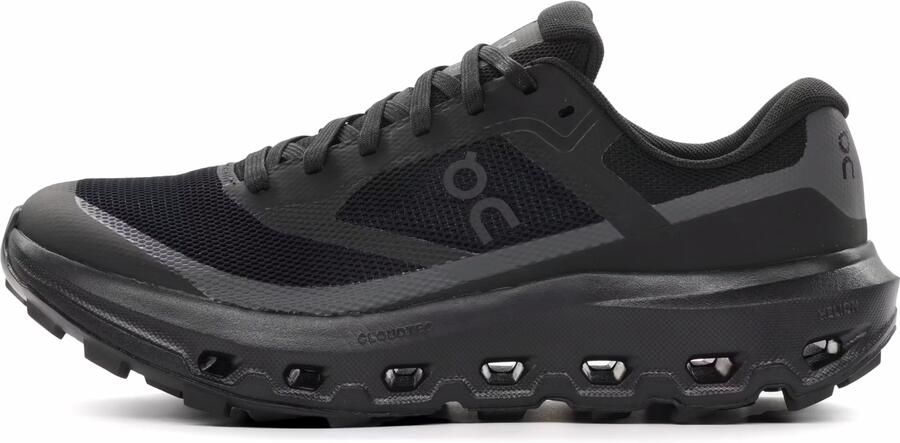On Women's Cloudvista 3 Waterproof Trailrunningschoenen zwart