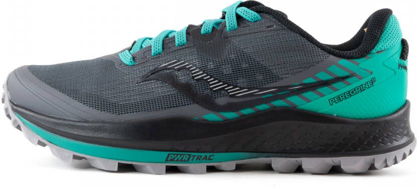 Saucony Peregrine 11 Dames Sportschoenen grijs groen - Foto 2