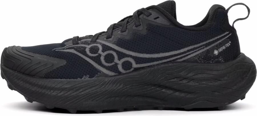 Saucony Ride TR3 GTX Sneakers Heren Zwart Mesh Synthetisch