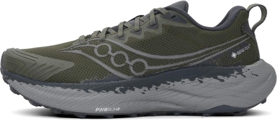 Saucony Ride TR3 GTX Sneakers Heren Zilver Mesh Synthetisch