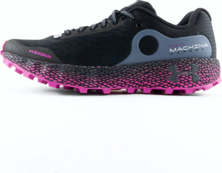 Under Armour Dameshardloopschoenen HOVR™ Machina Off Road Zwart Meteor Roze Pitch Grijs 36.5