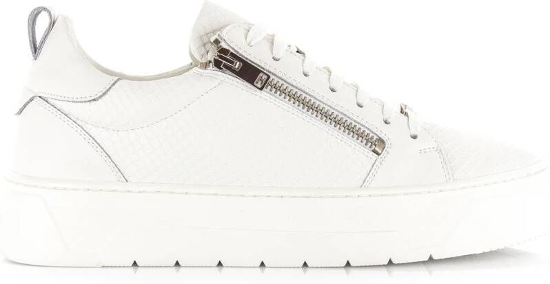 Antony Morato Zipper sneakers wit Leer Heren