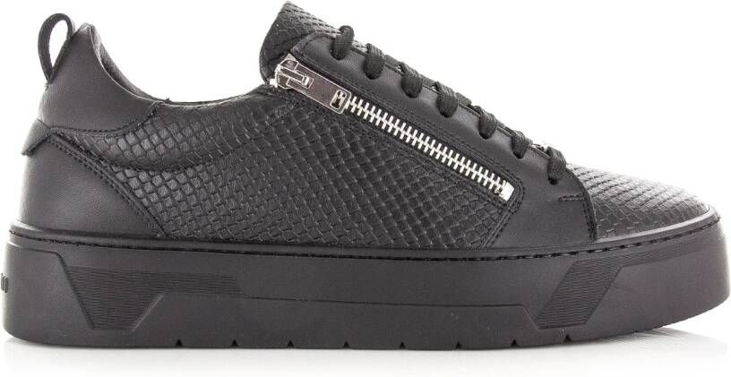 Antony Morato Zipper sneakers zwart Leer Heren