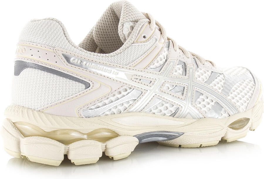 Asics GEL-Cumulus 16 Cream Pure Silver Mesh Unisex - Foto 4