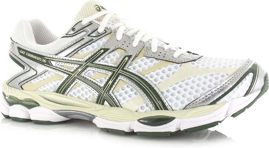 Asics GEL-Cumulus 16 white forest night Mesh Unisex - Foto 2