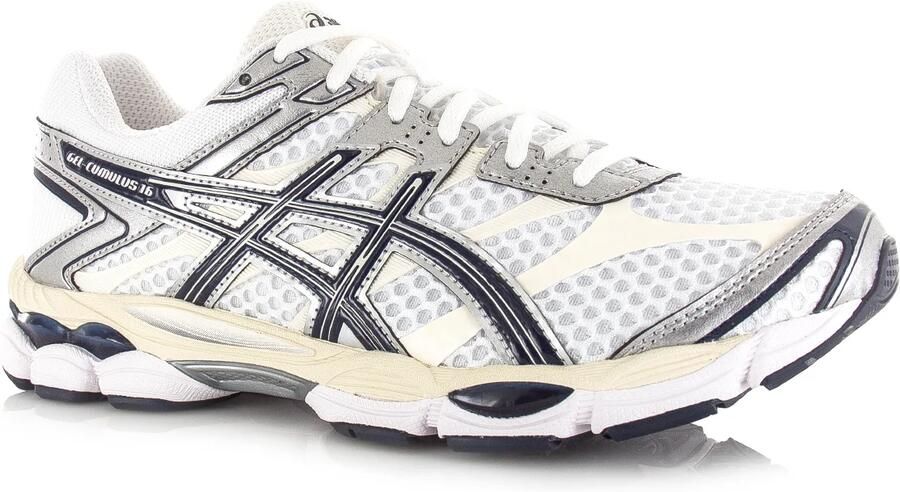 Asics GEL-Cumulus 16 white midnight Mesh Unisex - Foto 4