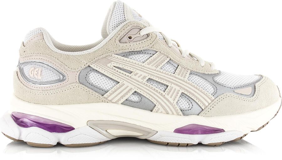 ASICS SportStyle Sneakers laag 'GEL-NYC 2.0' beige duifblauw pasteelgeel wit - Foto 2
