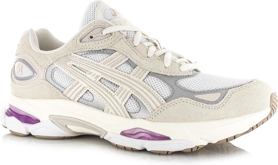 ASICS SportStyle Sneakers laag 'GEL-NYC 2.0' beige duifblauw pasteelgeel wit - Foto 5