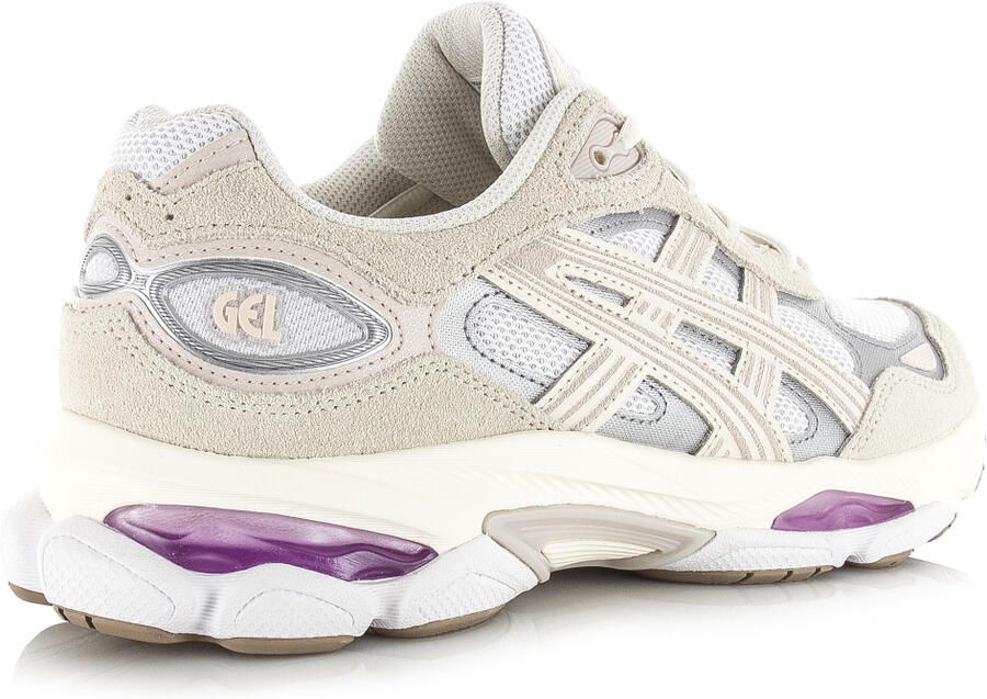 ASICS SportStyle Sneakers laag 'GEL-NYC 2.0' beige duifblauw pasteelgeel wit - Foto 4