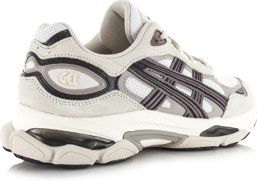 Asics GEL-NYC 2.0 White Oatmeal Suede Unisex - Foto 3
