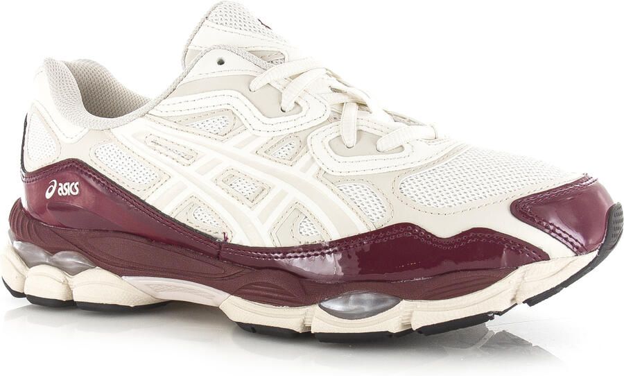 Asics GEL-NYC Cream Antique Red Suede Unisex - Foto 4